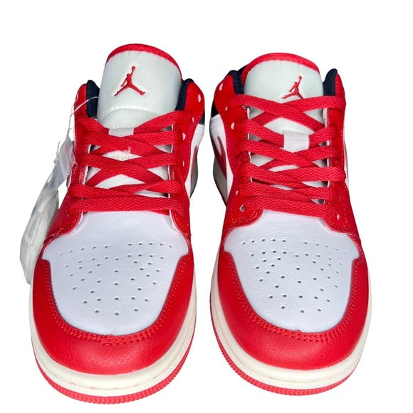 Air Jordan 1 Low Red White Black, Athletic Shoes 4.5Y