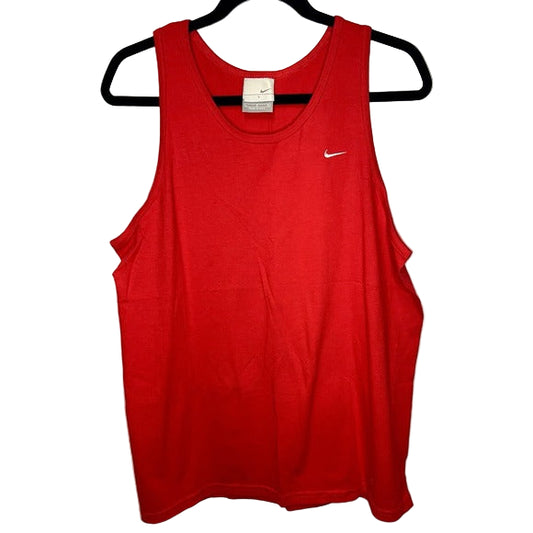 Women's Red Nike Tank Top- Large
