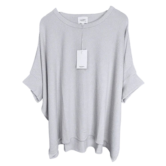 Andree by Unit Plus Size Top, Dolman Sleeve, Ribbed Knit Casual Comfy fit