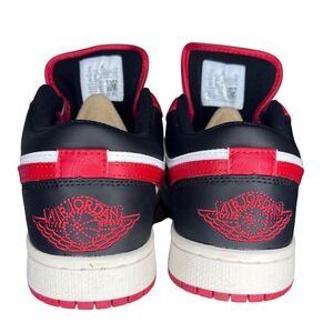 Air Jordan 1 Low Red White Black, Athletic Shoes 4.5Y