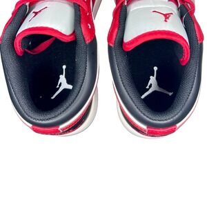 Air Jordan 1 Low Red White Black, Athletic Shoes 4.5Y