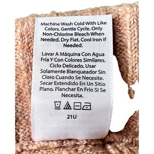 Womens Time and Tru Knit Lounge Brown Drawstring Pants-Small