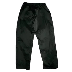 Women's Black Champion Windbreaker Pants With Side Snaps-Medium